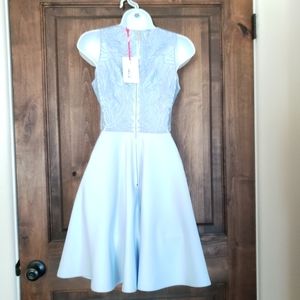Ted Baker satin and lace dress UK size 1